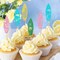 24PCS Surfboard Cupcake Toppers Holiday Beach Surf Cupcake Picks Surfing Theme Birthday Party Baby Shower Cake Decorations Supplies